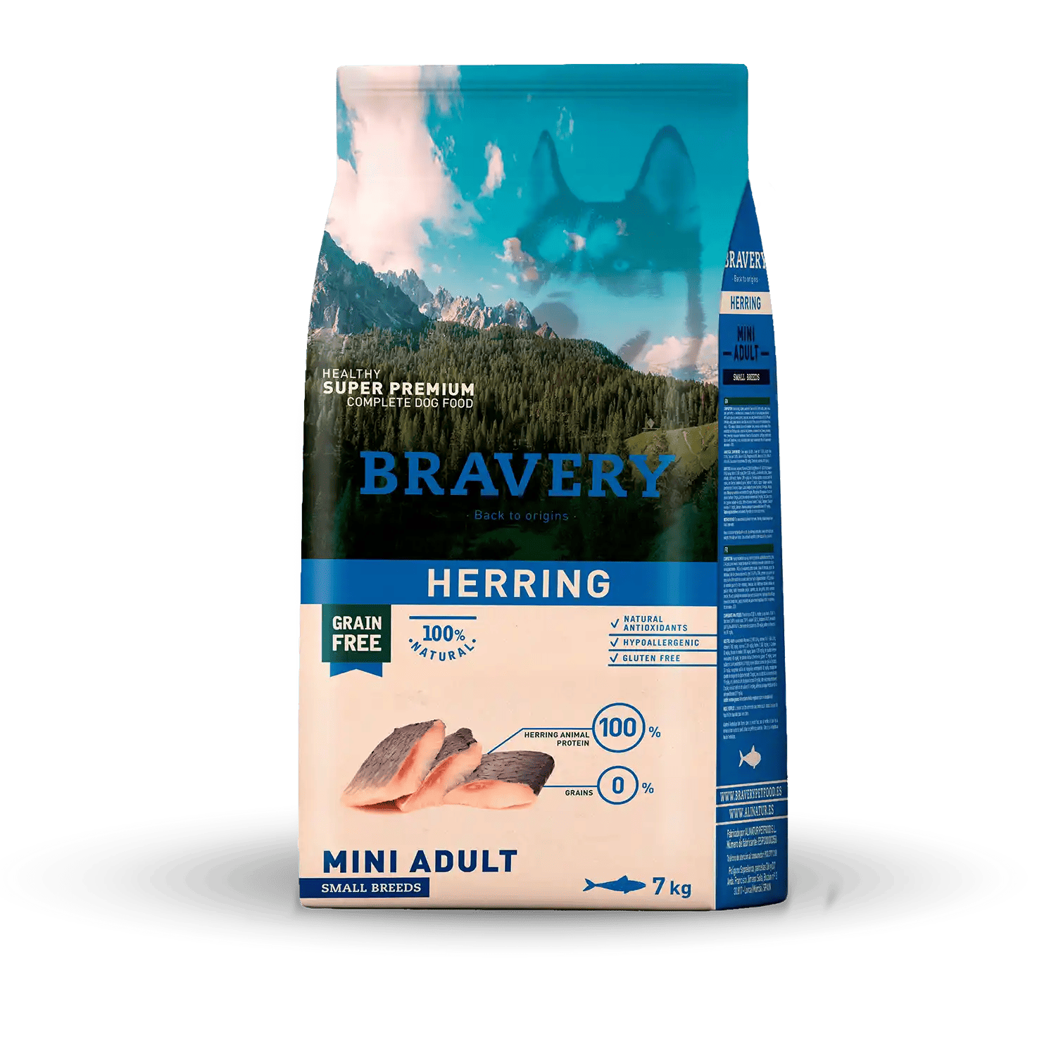 BRAVERY DOG HERRING MINI ADULT SMALL BREEDS 1 HERRING MINI ADULT